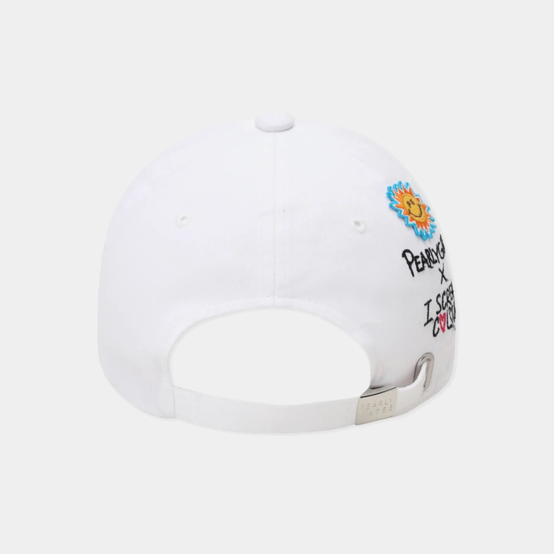 Women's Bunny Embroidered Cap - White - Erthe Golf