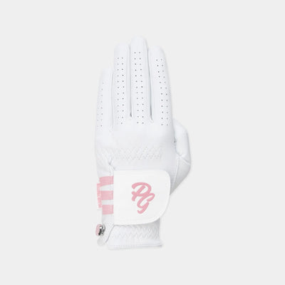 Women's Contrast - Line Golf Glove - White - Erthe Golf
