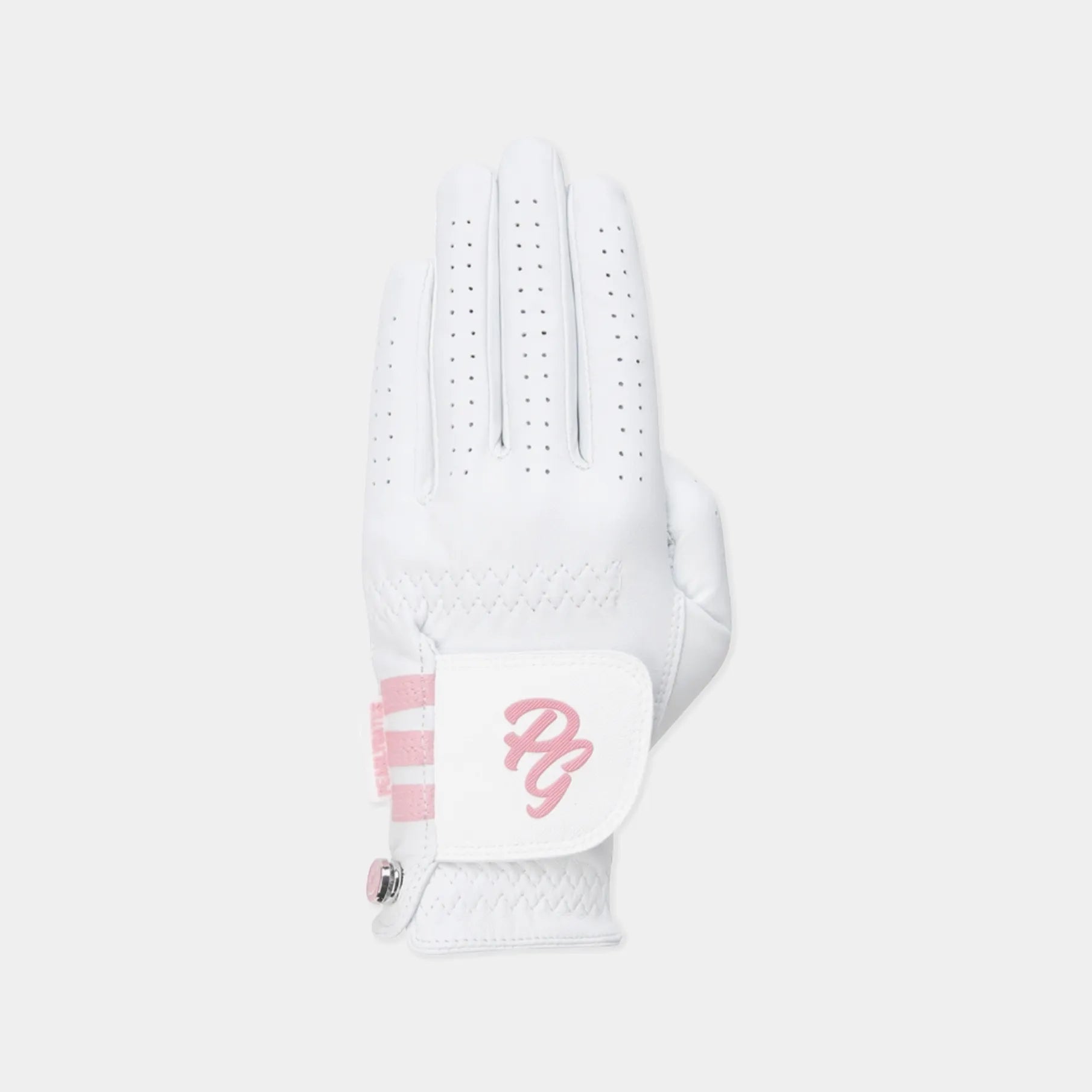 Women's Contrast - Line Golf Glove - White - Erthe Golf