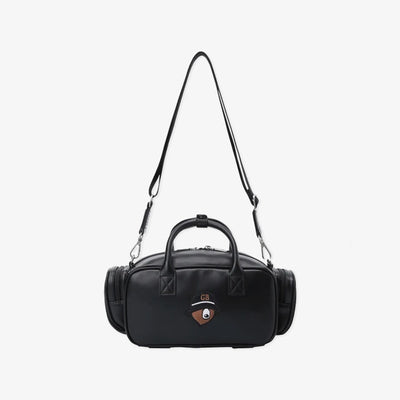 Women's Cuboid Crossbody Tote - Black - Erthe Golf