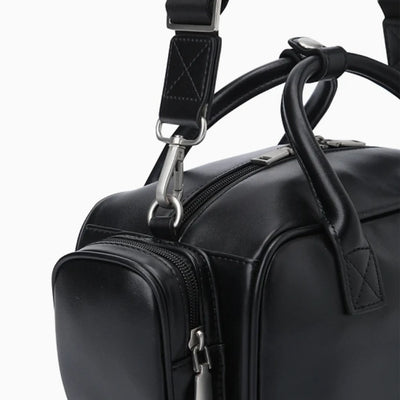 Women's Cuboid Crossbody Tote - Black - Erthe Golf
