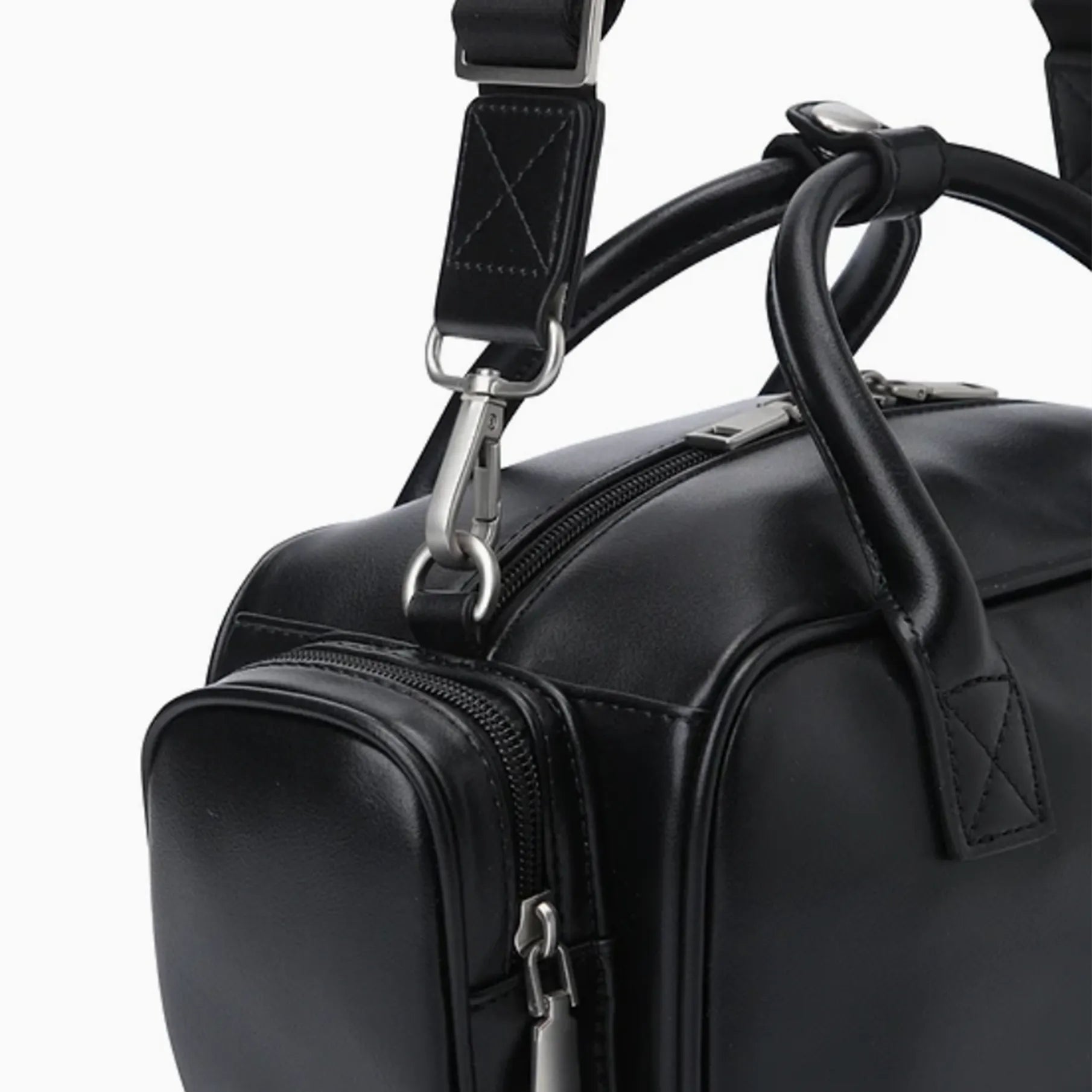 Women's Cuboid Crossbody Tote - Black - Erthe Golf