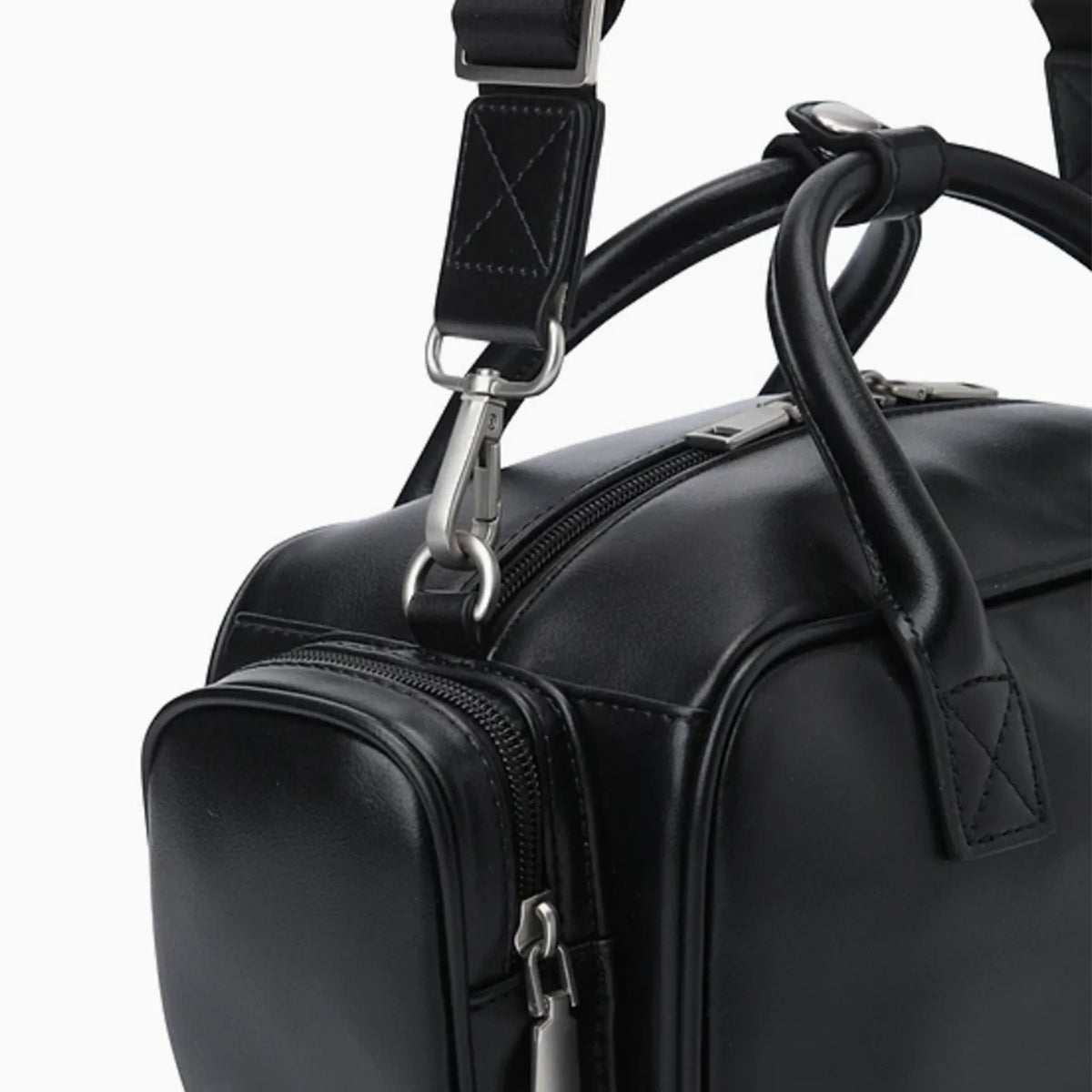 Women's Cuboid Crossbody Tote - Black - Erthe Golf