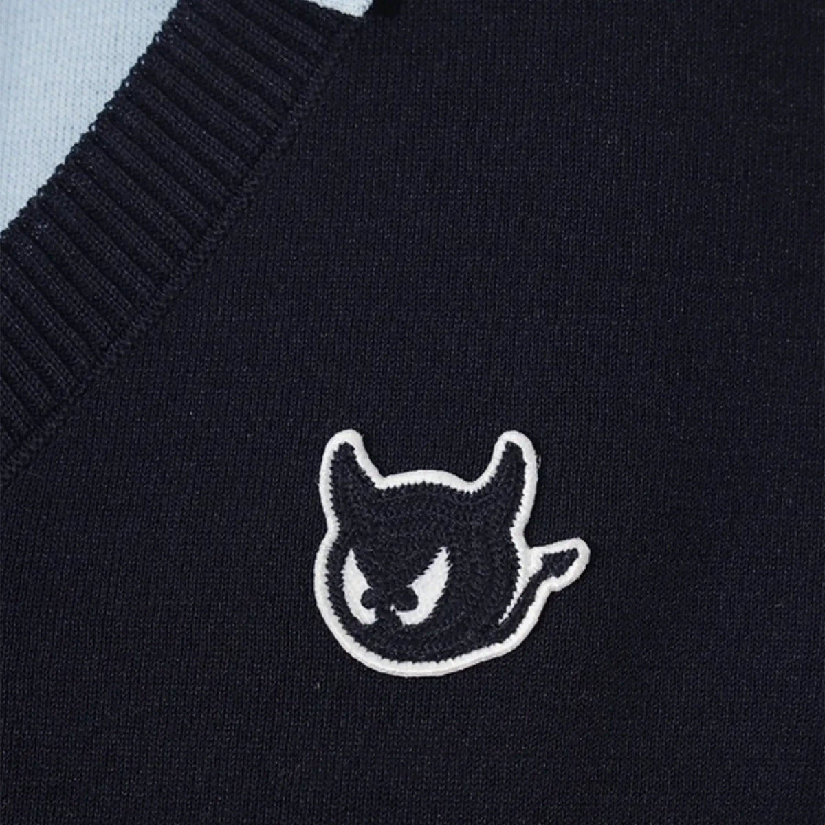 Women's Faux - Layer Knit Polo - Dark Navy - Erthe Golf