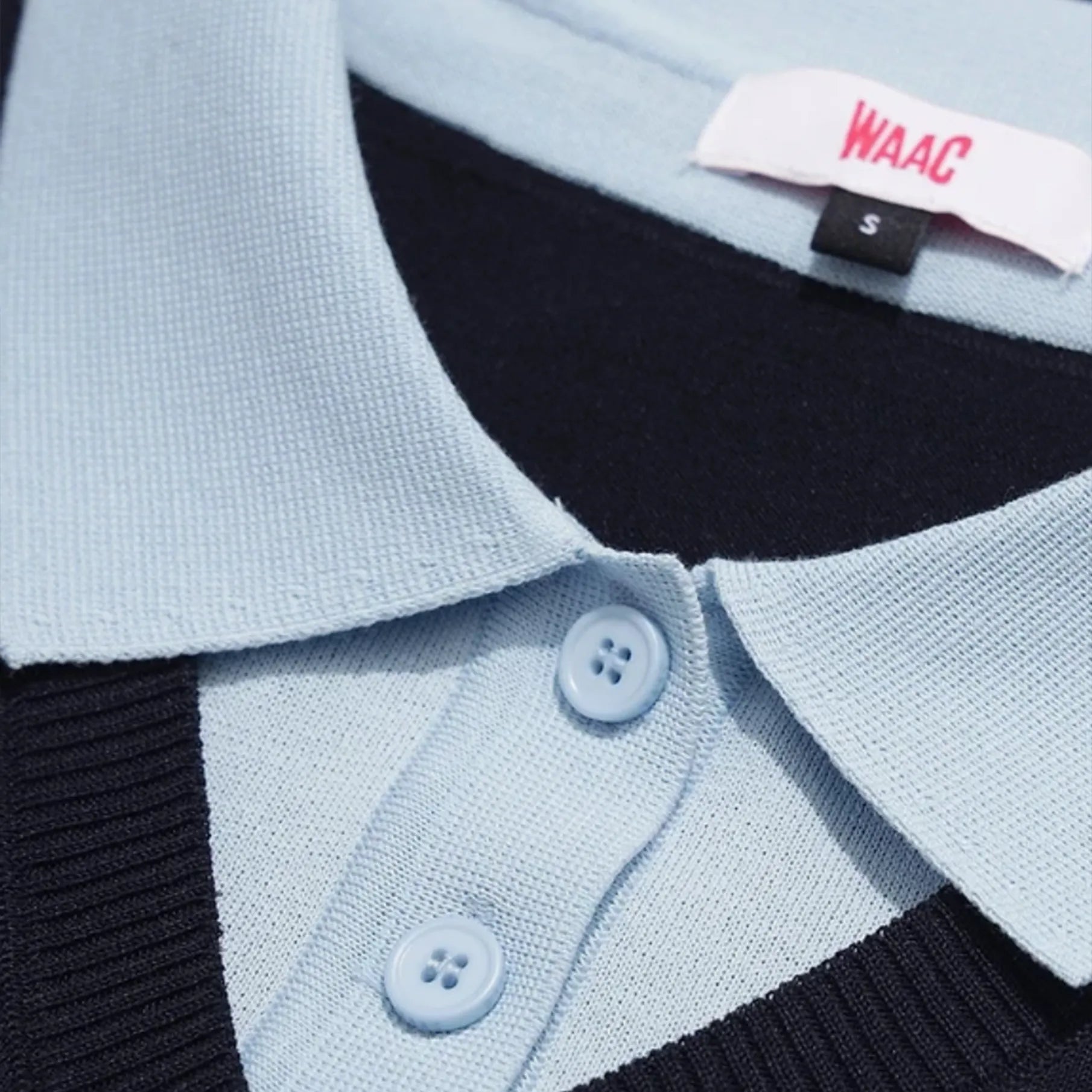 WAAC Women's Faux-Layer Knit Polo - Dark Navy | Erthe Golf
