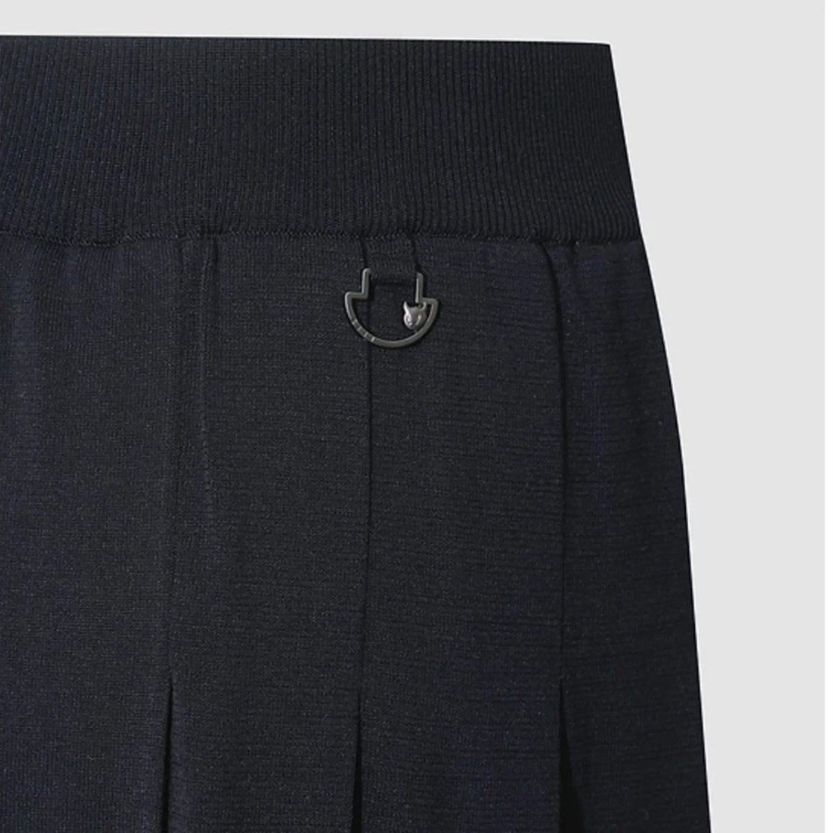 Women's Faux - Layer Pleated Knit Skirt - Dark Navy - Erthe Golf