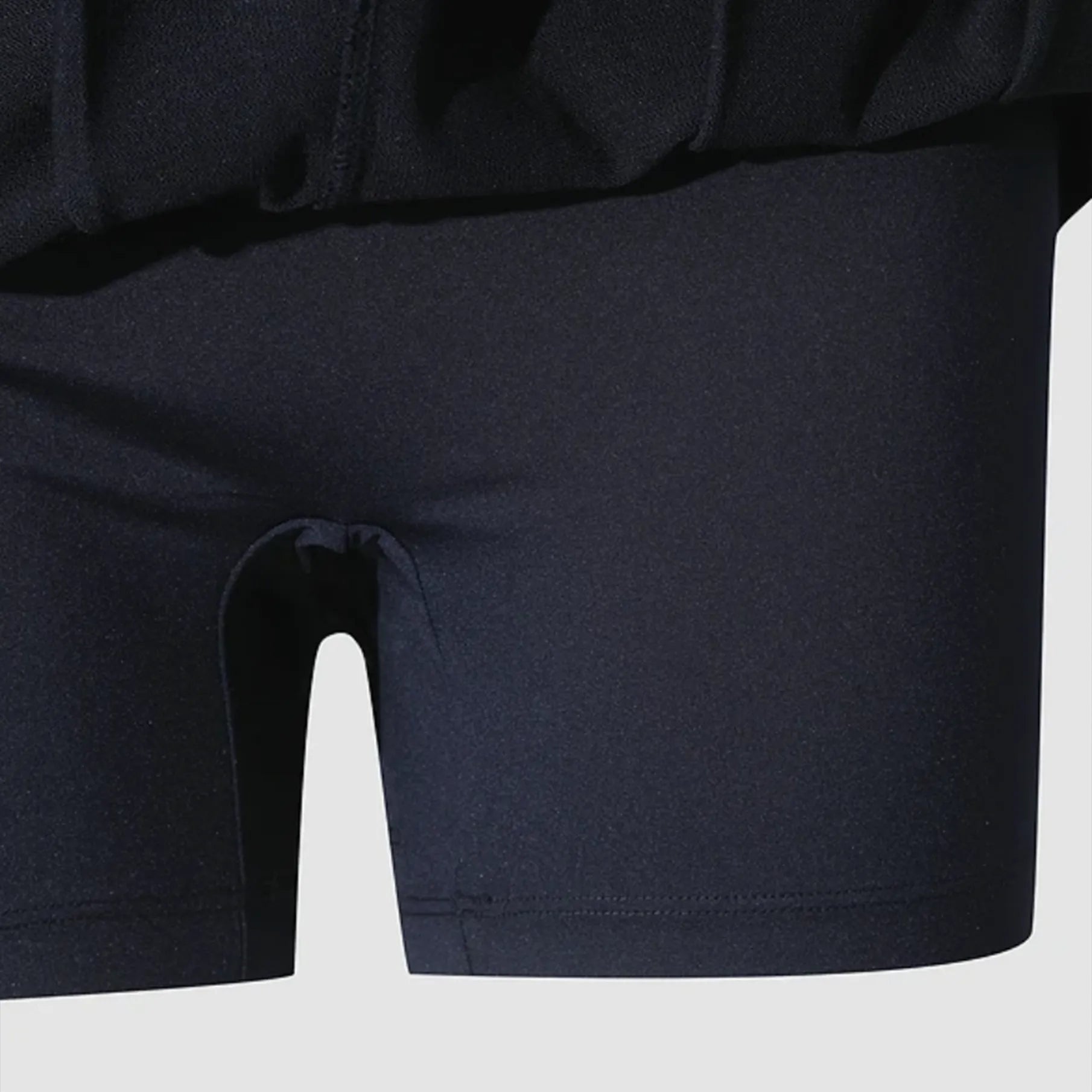 Women's Faux - Layer Pleated Knit Skirt - Dark Navy - Erthe Golf