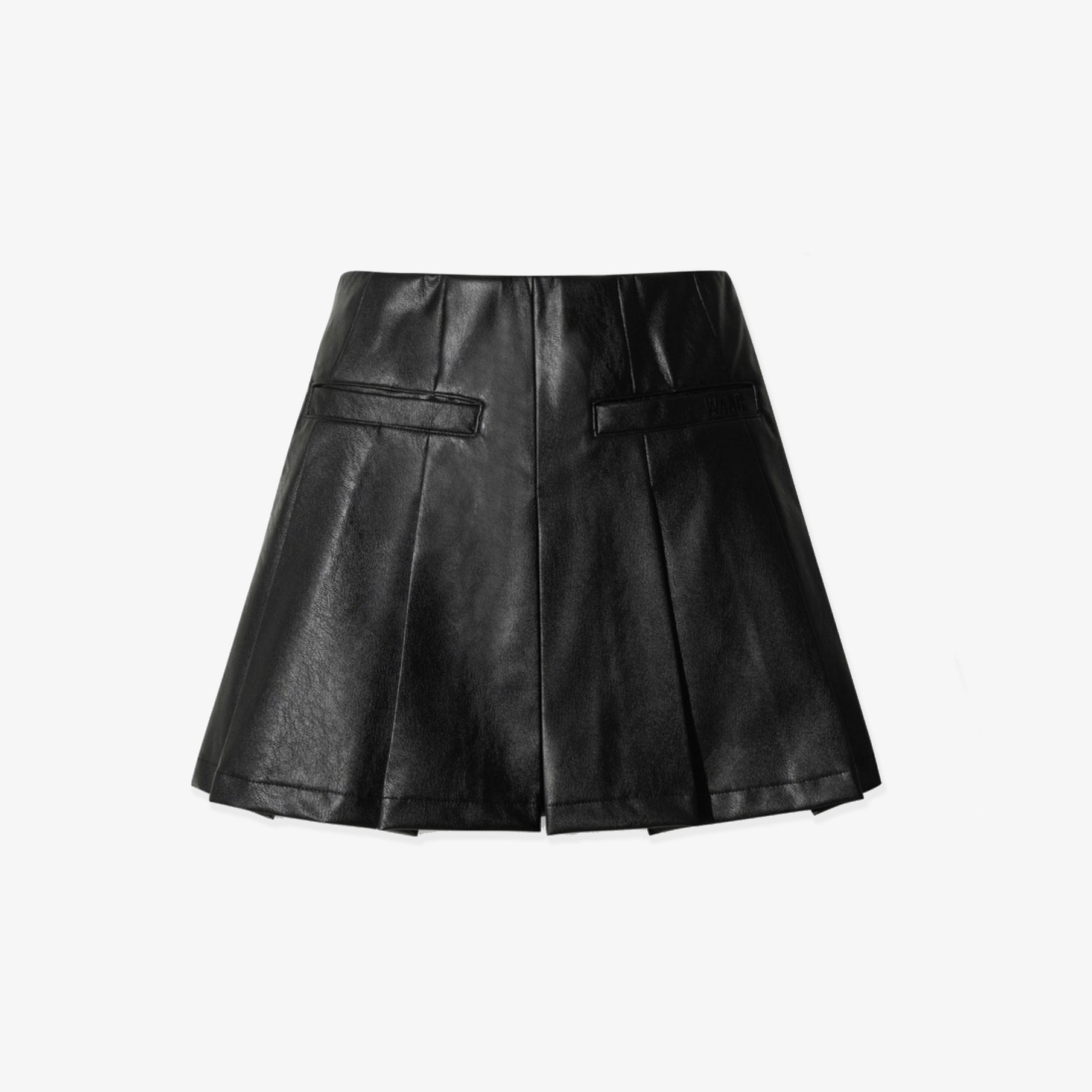 Women's Faux Leather Shorts - Black - Erthe Golf