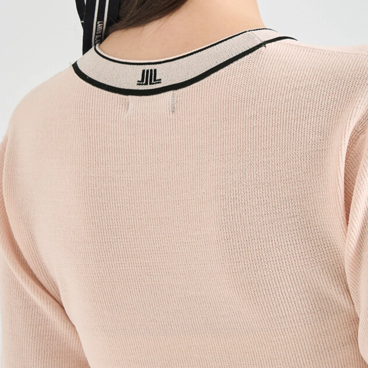 Women's Flare Knit Top - Light Pink - Erthe Golf
