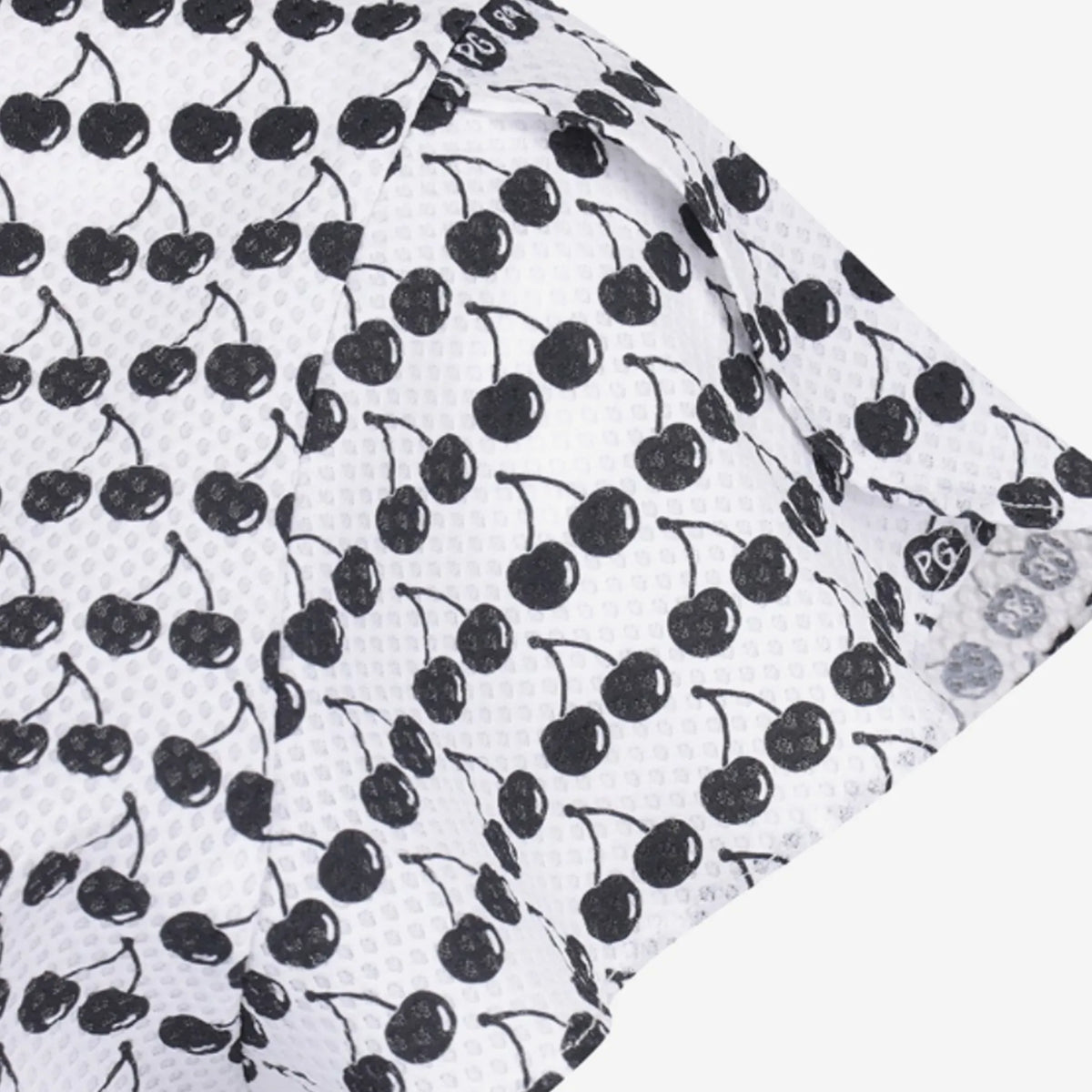 Women's Fruit Print Cap - Sleeve Top - White - Erthe Golf