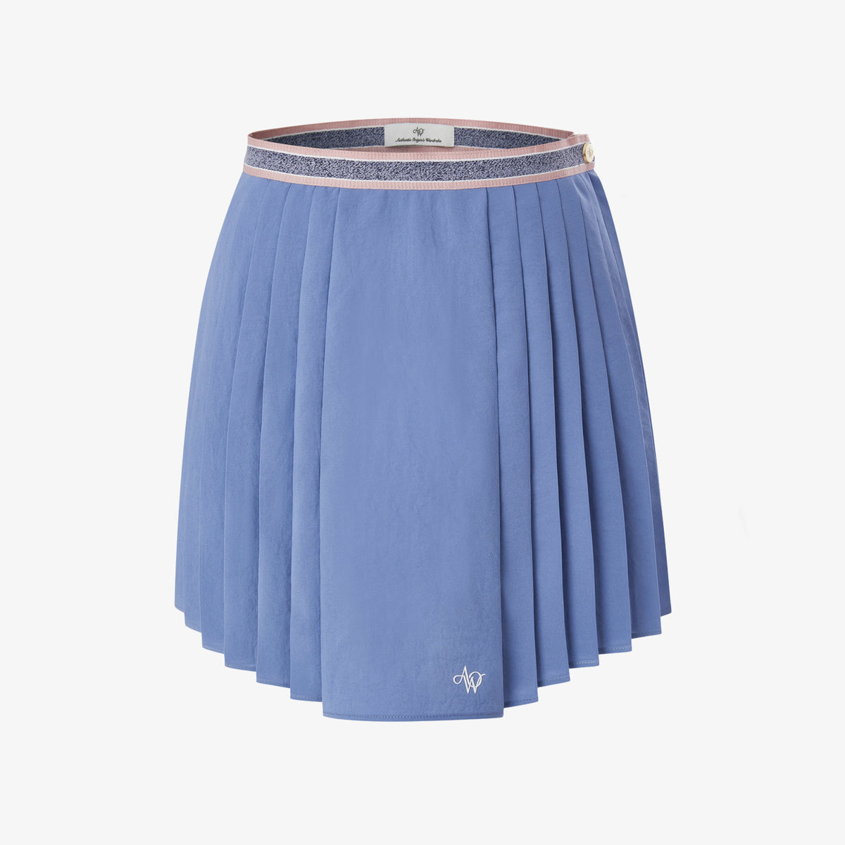 Women's Lightweight Pleated Skirt - Blue - Erthe Golf