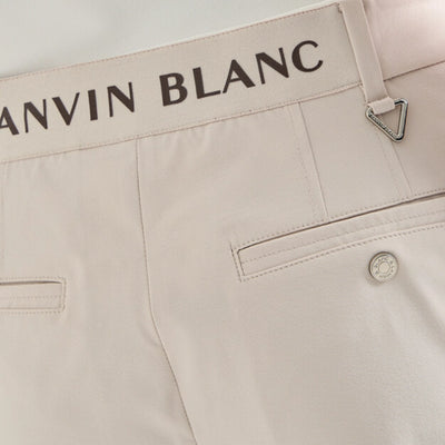 Women's Jacquard - Banded Pants - Greige - Erthe Golf