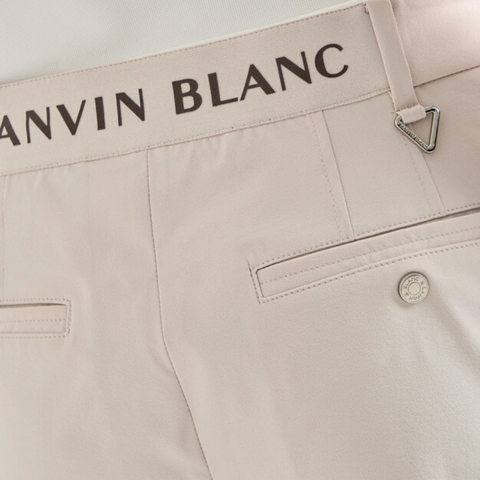 Women's Jacquard - Banded Pants - Greige - Erthe Golf