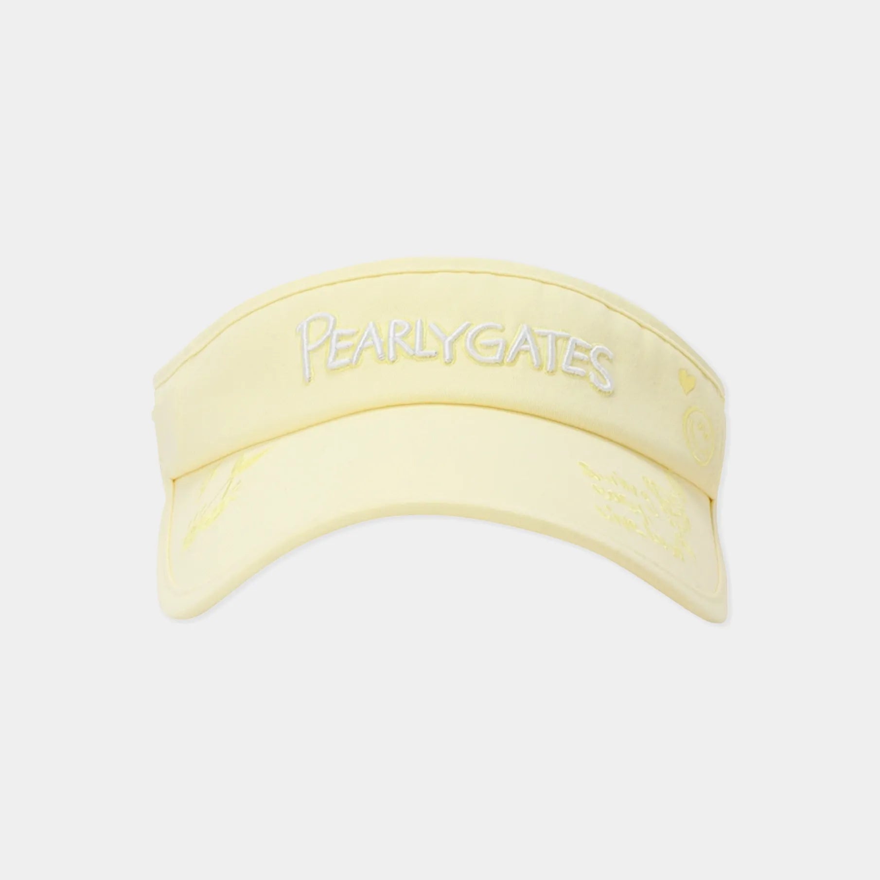 Women's Logo Sun Visor &amp; Scrunchie Set - Yellow - Erthe Golf