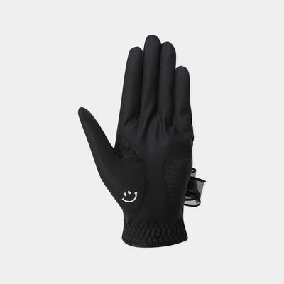 Women's Mesh Ribbon Golf Glove - Black - Erthe Golf