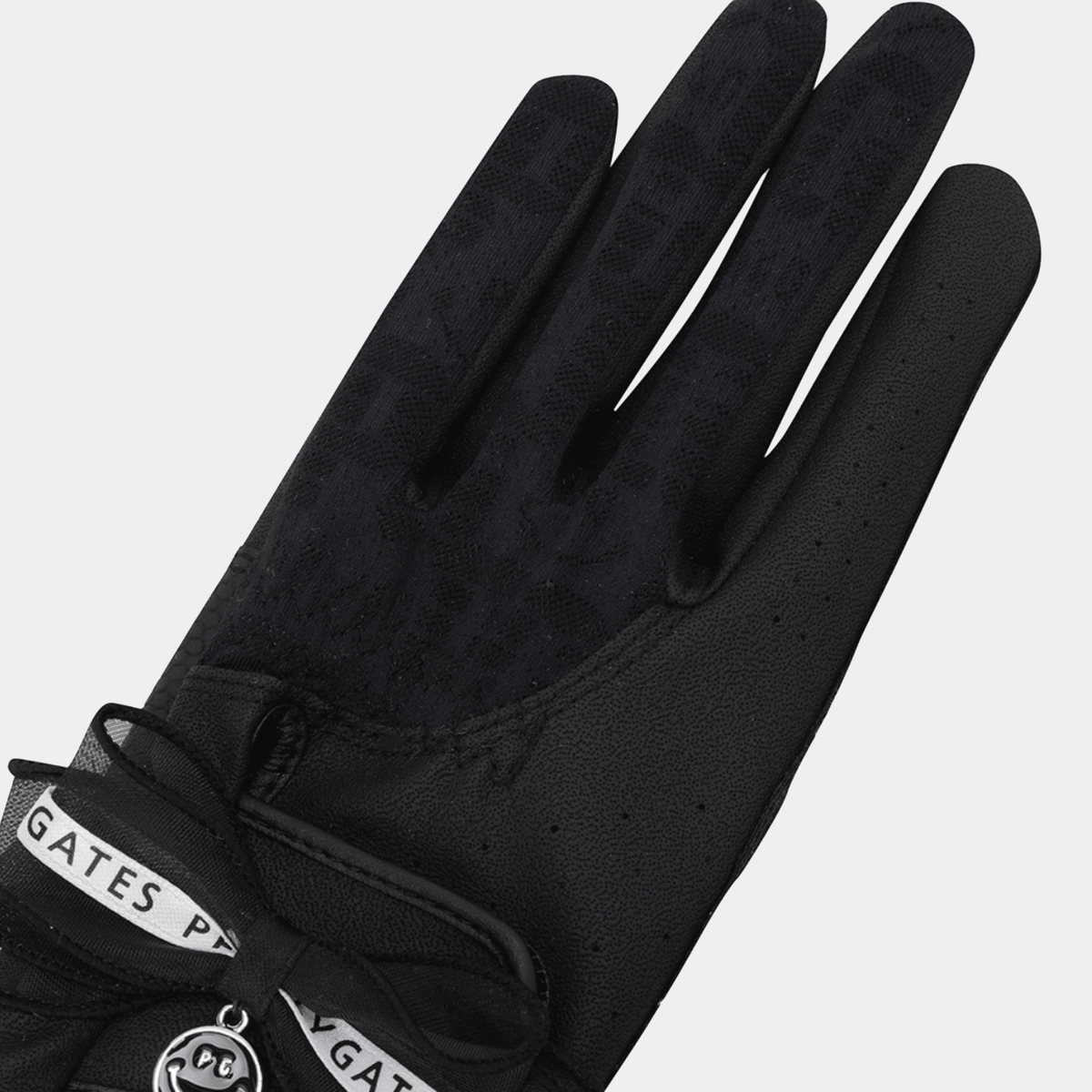 Women's Mesh Ribbon Golf Glove - Black - Erthe Golf