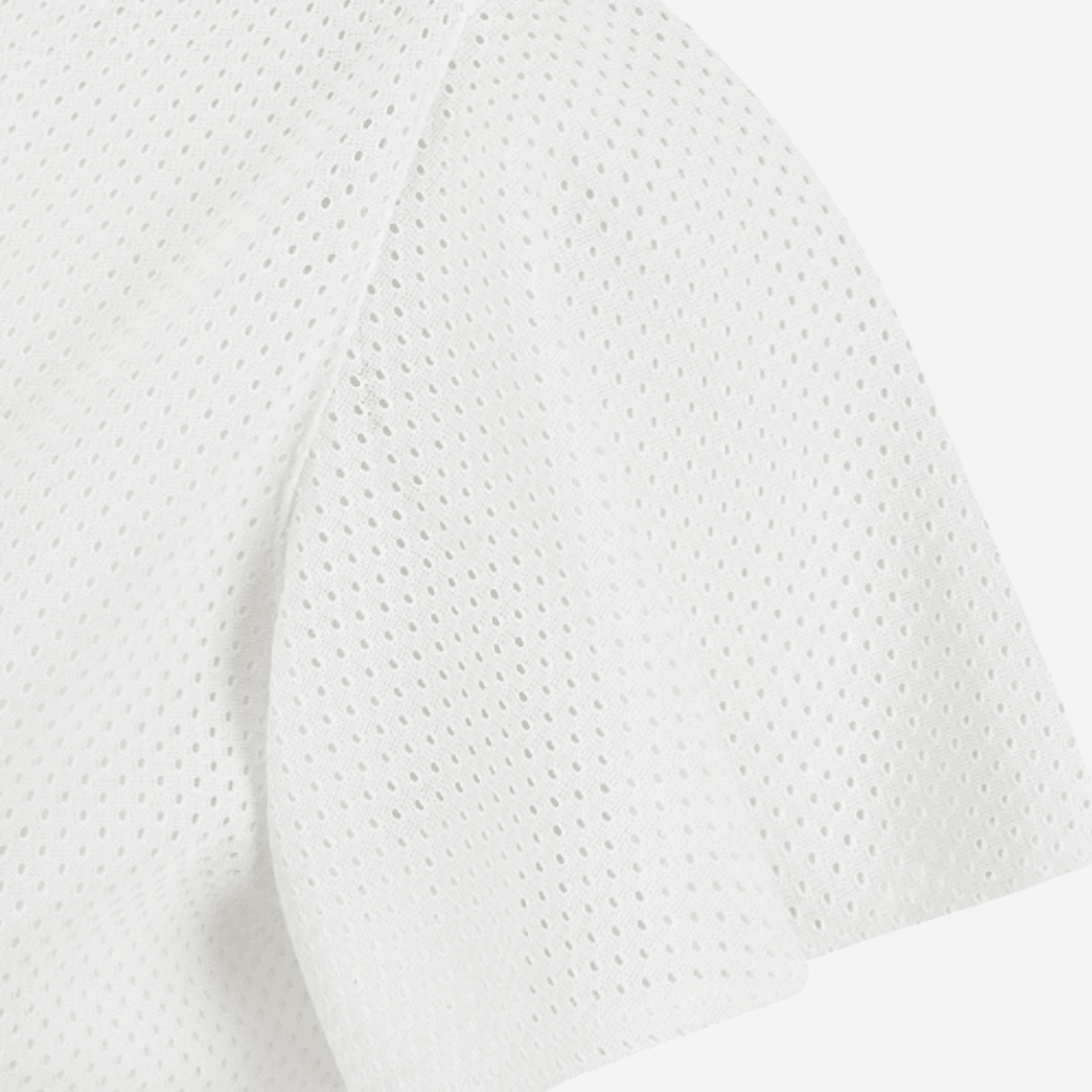 Women's Mesh Ruffle Polo - White - Erthe Golf