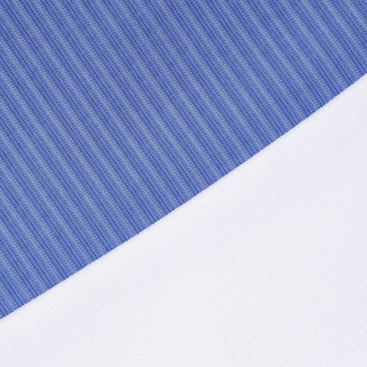 Women's Open Collar Textured Polo - Blue - Erthe Golf
