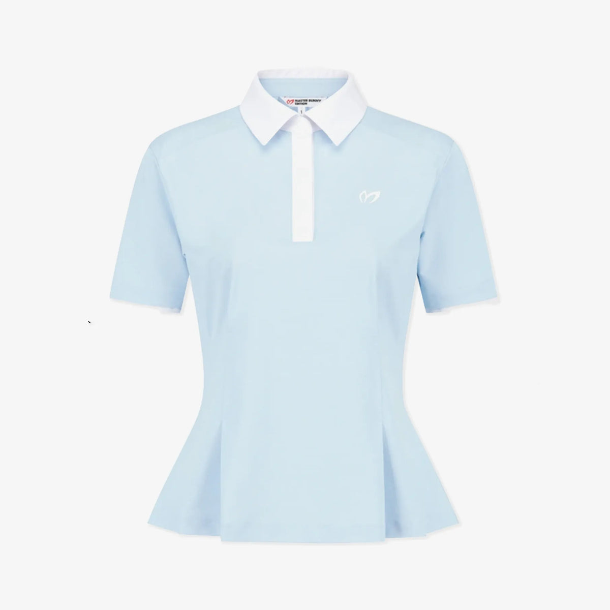 Women's Peplum Polo - Blue - Erthe Golf