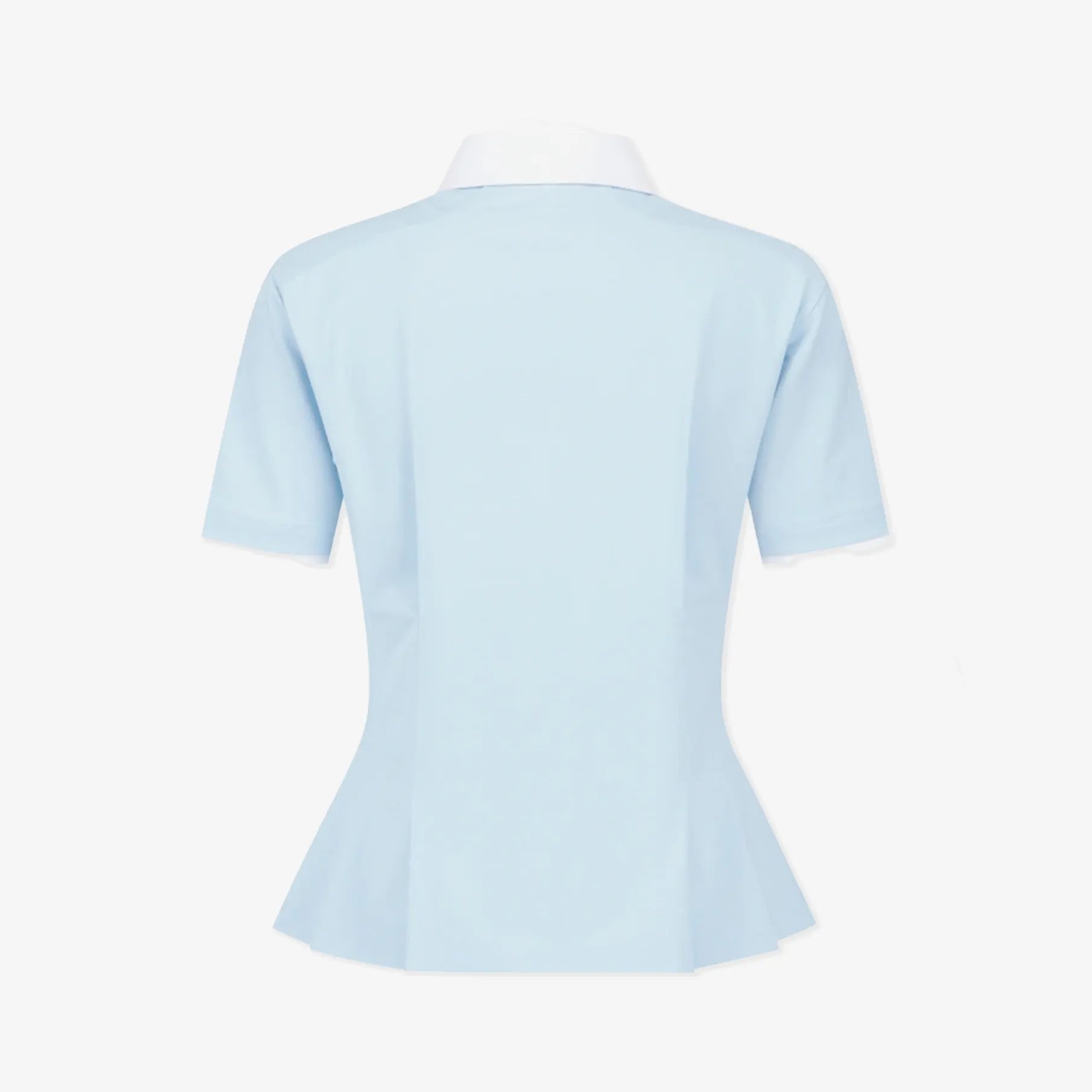 Women's Peplum Polo - Blue - Erthe Golf
