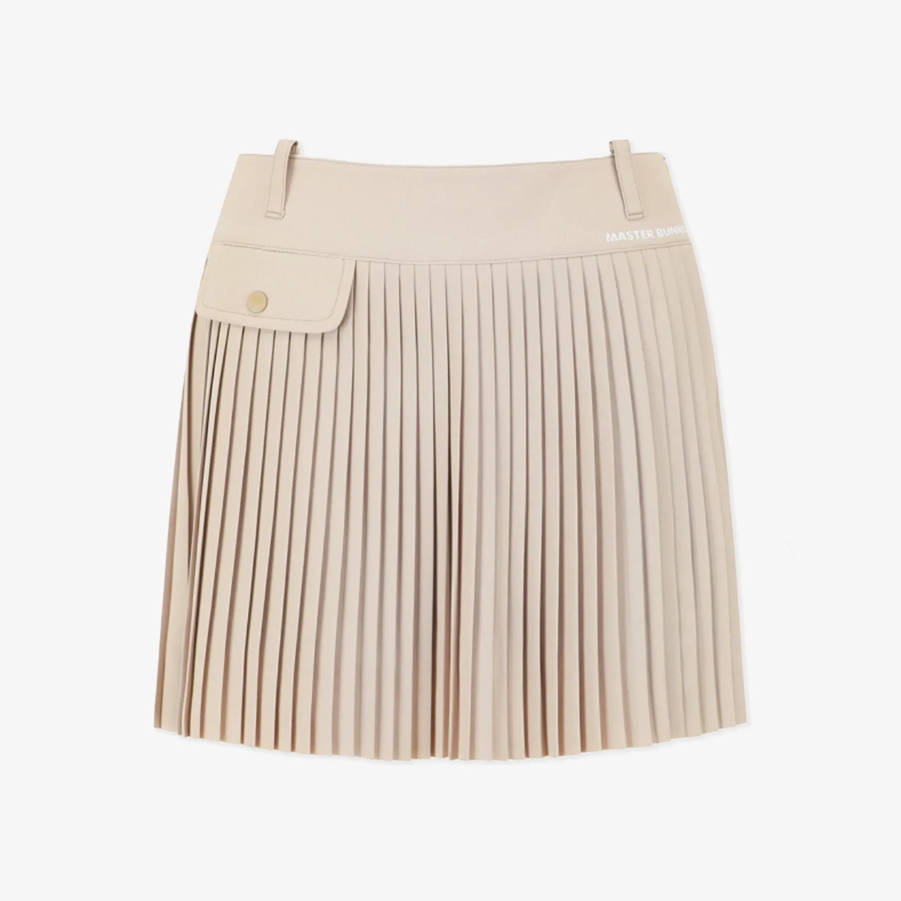 Women's Pleated Culotte Skirt - Beige - Erthe Golf