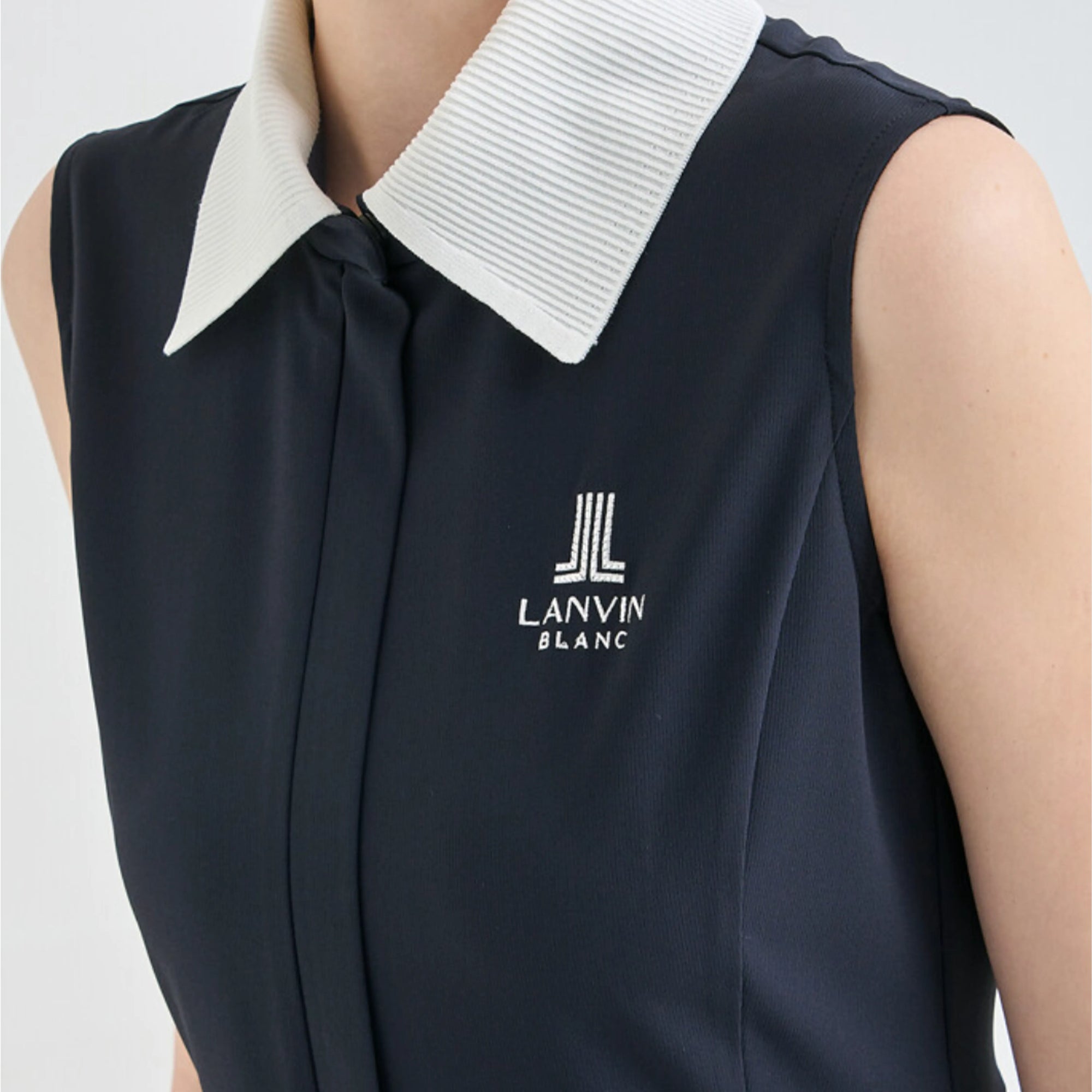 Women's Pleated Golf Dress - Dark Navy - Erthe Golf