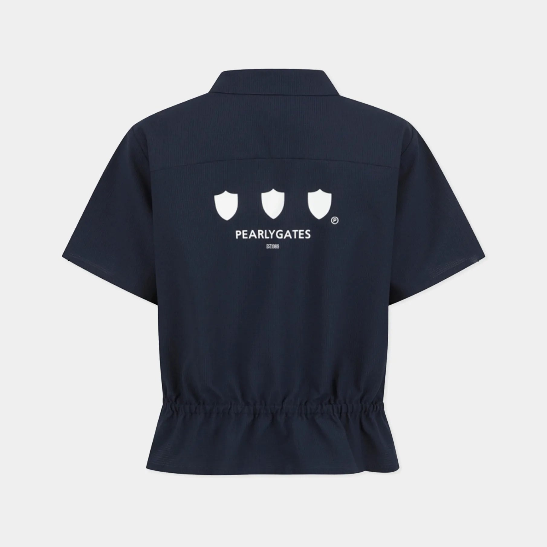 Women's Quick - Dry Zip - Up Polo - Navy - Erthe Golf