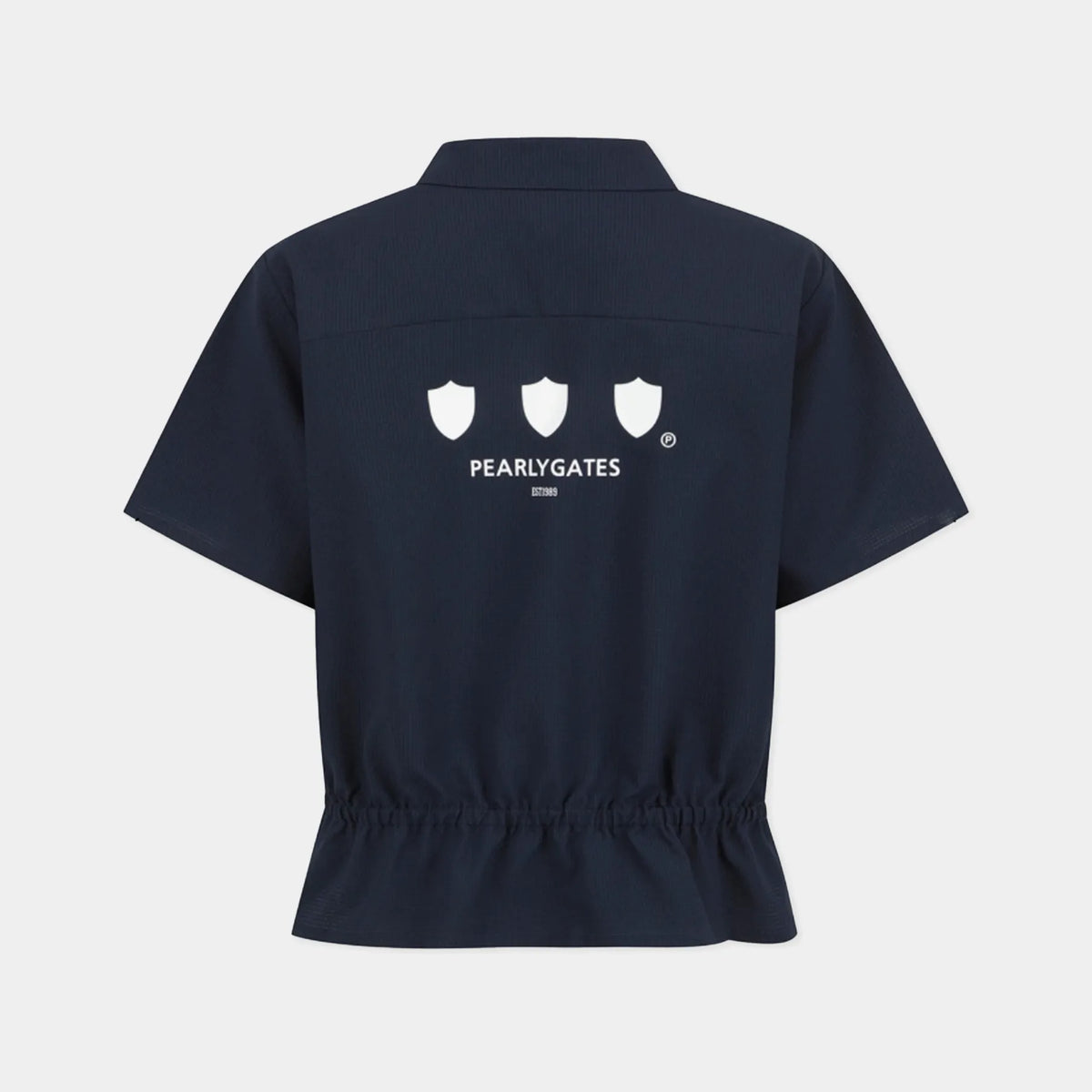 Women's Quick - Dry Zip - Up Polo - Navy - Erthe Golf