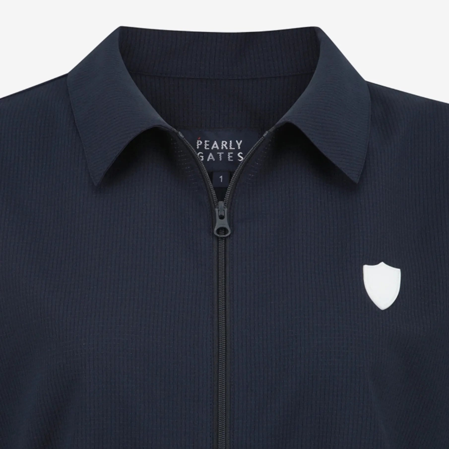 Women's Quick - Dry Zip - Up Polo - Navy - Erthe Golf