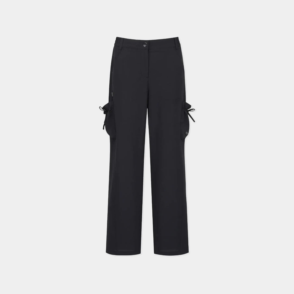 Women's Ribbon Banding Pants - Black - Erthe Golf