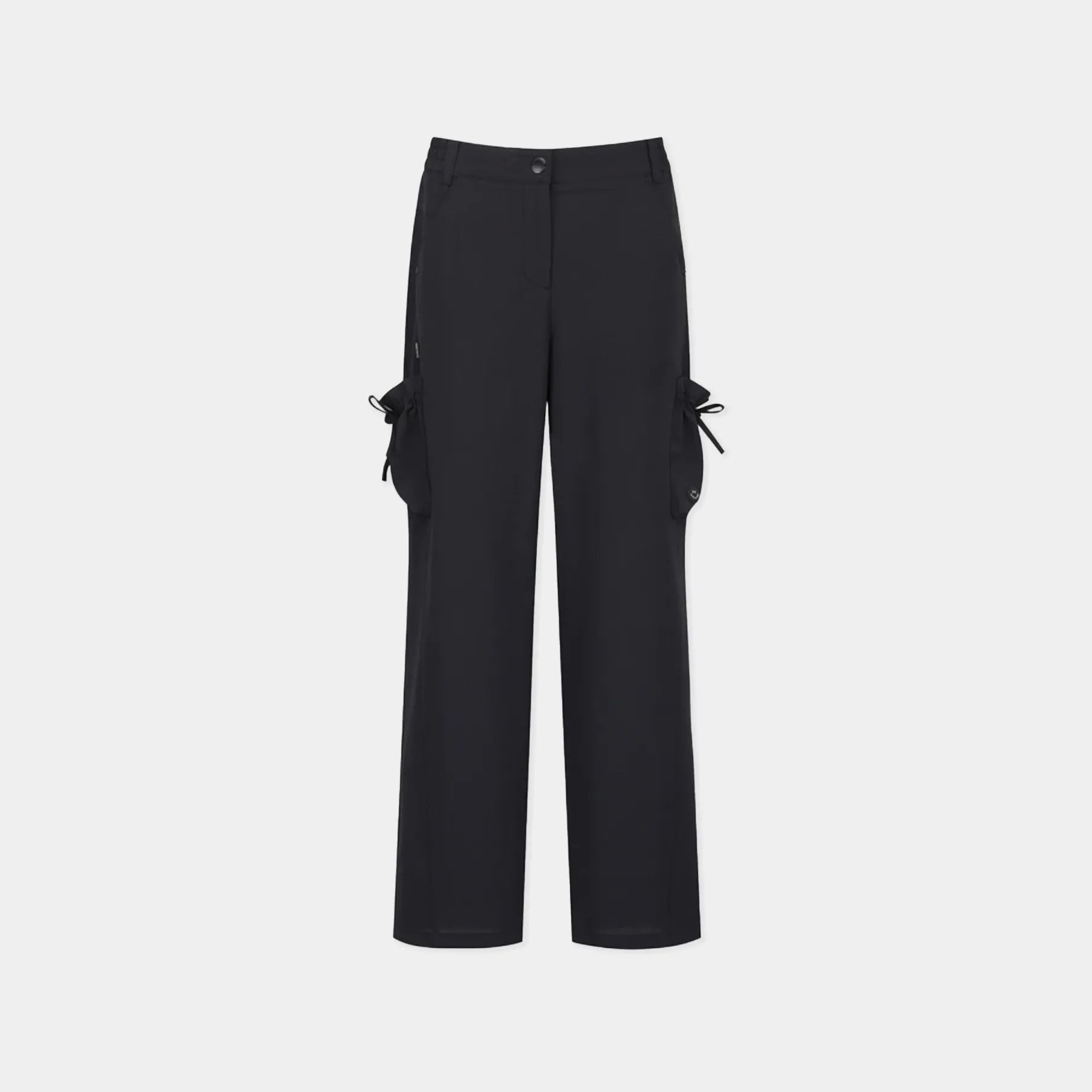 Women's Ribbon Banding Pants - Black - Erthe Golf