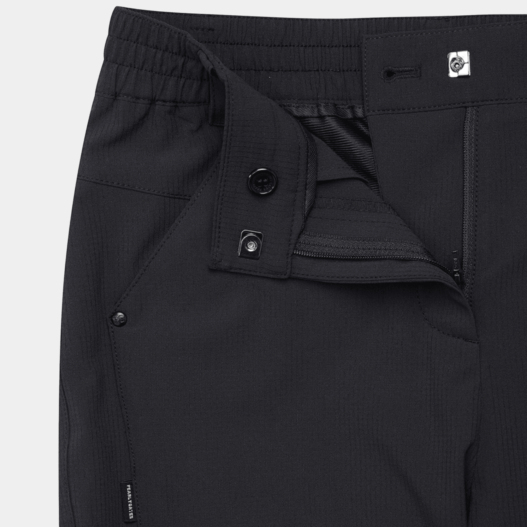 Women's Ribbon Banding Pants - Black - Erthe Golf