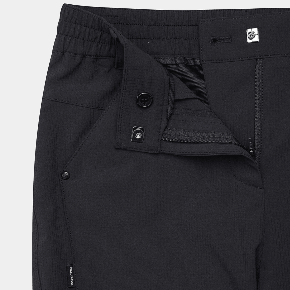 Women's Ribbon Banding Pants - Black - Erthe Golf