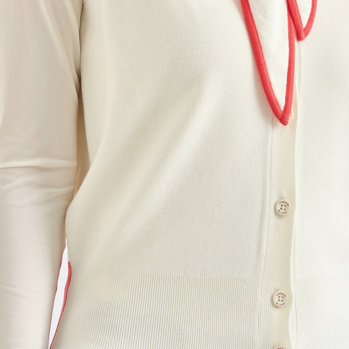 Women's Ribbon Knit Vest - Ivory - Erthe Golf
