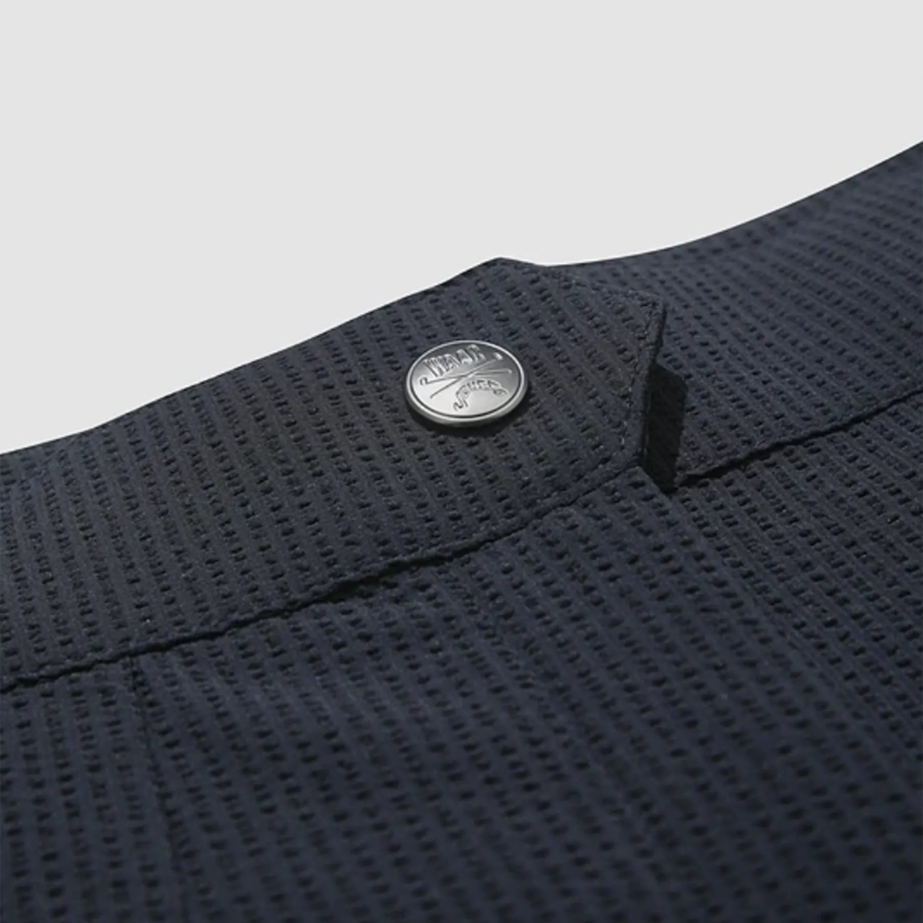 Women's Seersucker Skort - Dark Navy - Erthe Golf