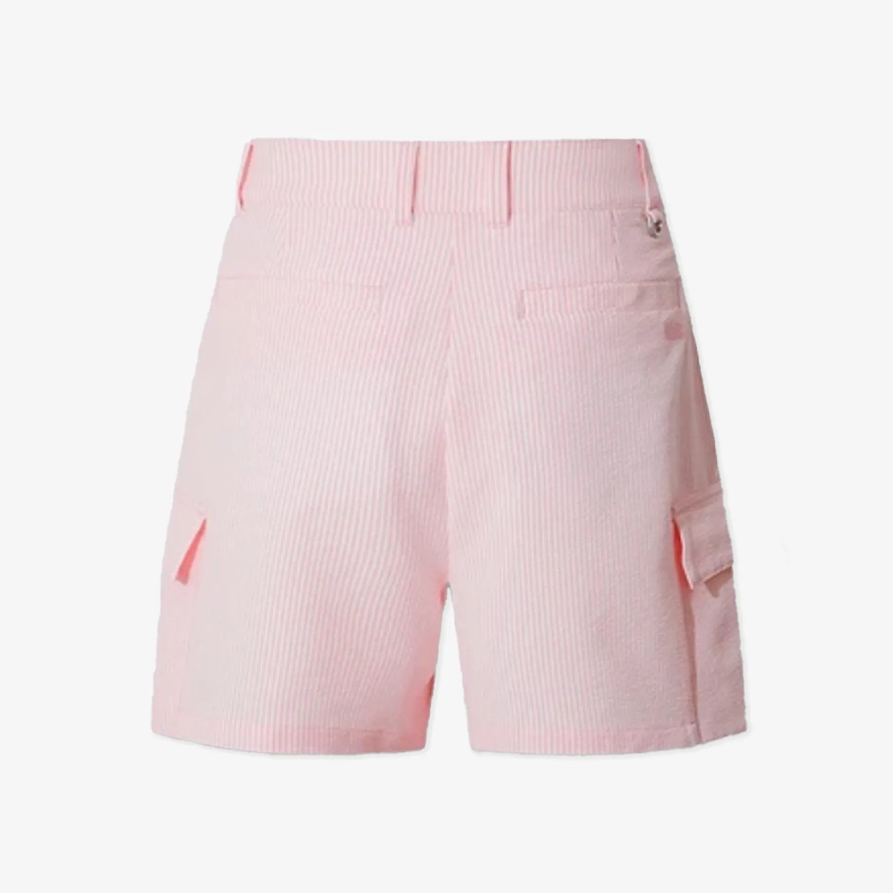 [WAAC x Jones] Women's Seersucker Shorts - Light Pink - Erthe Golf