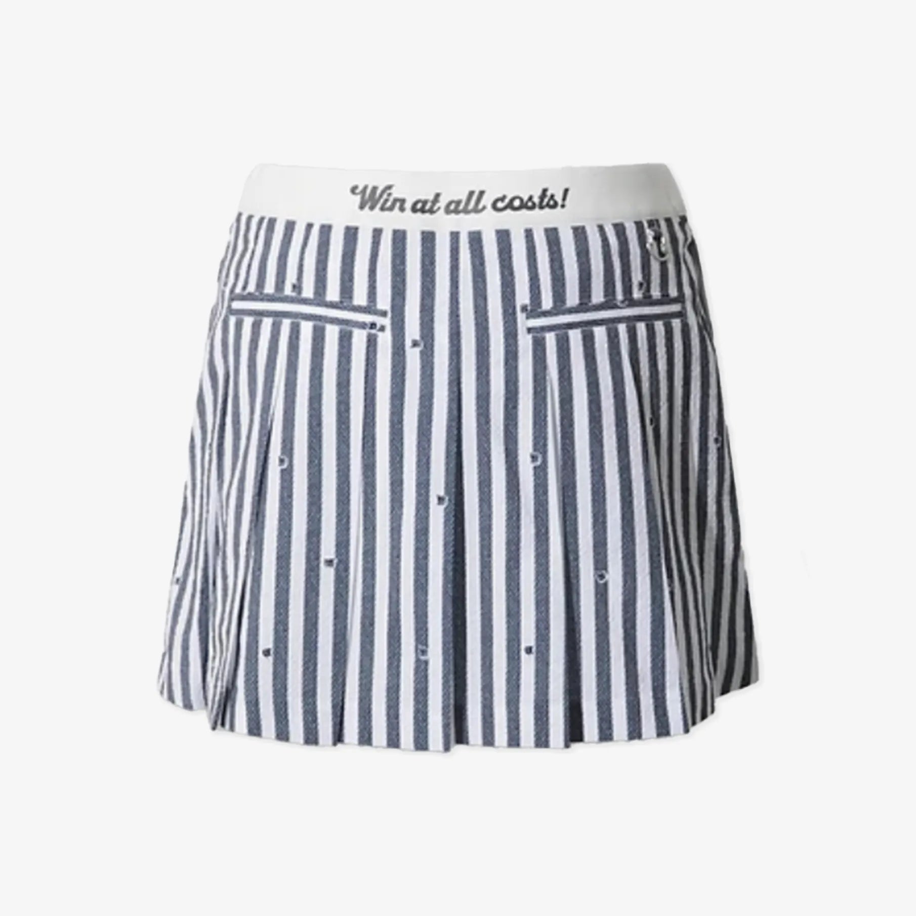 [WAAC x Jones] Women's Seersucker Shorts - Dark Navy - Erthe Golf