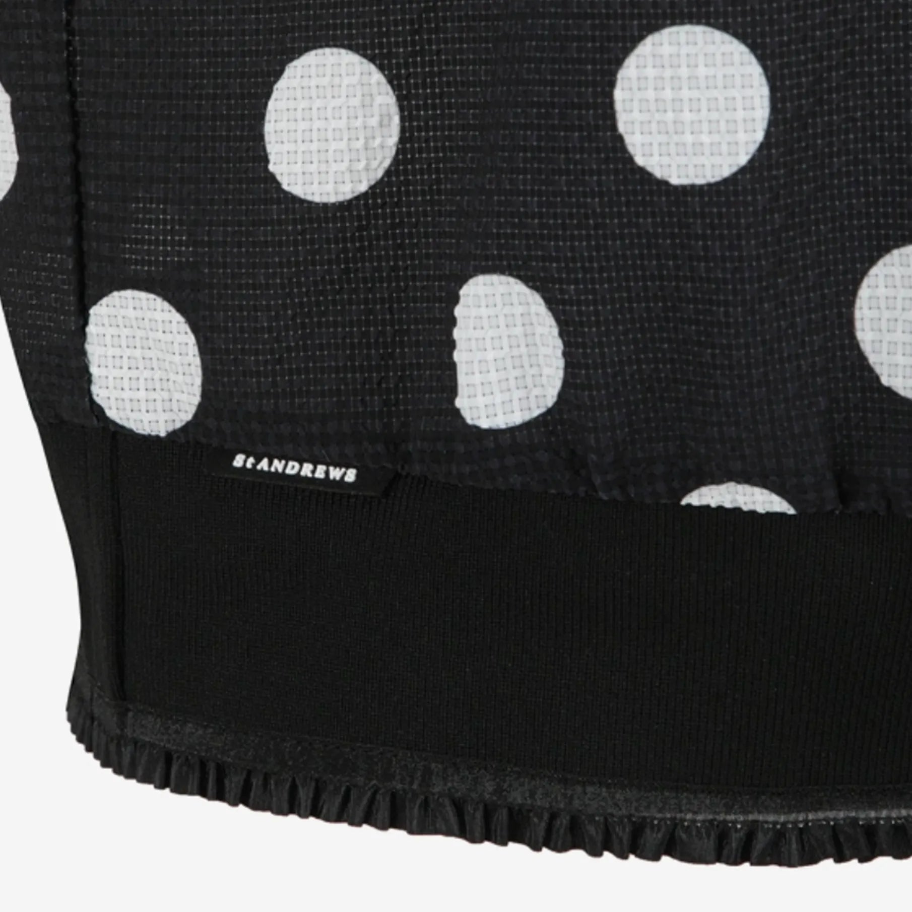 Women's Seersucker Sleeveless Top - Black - Erthe Golf