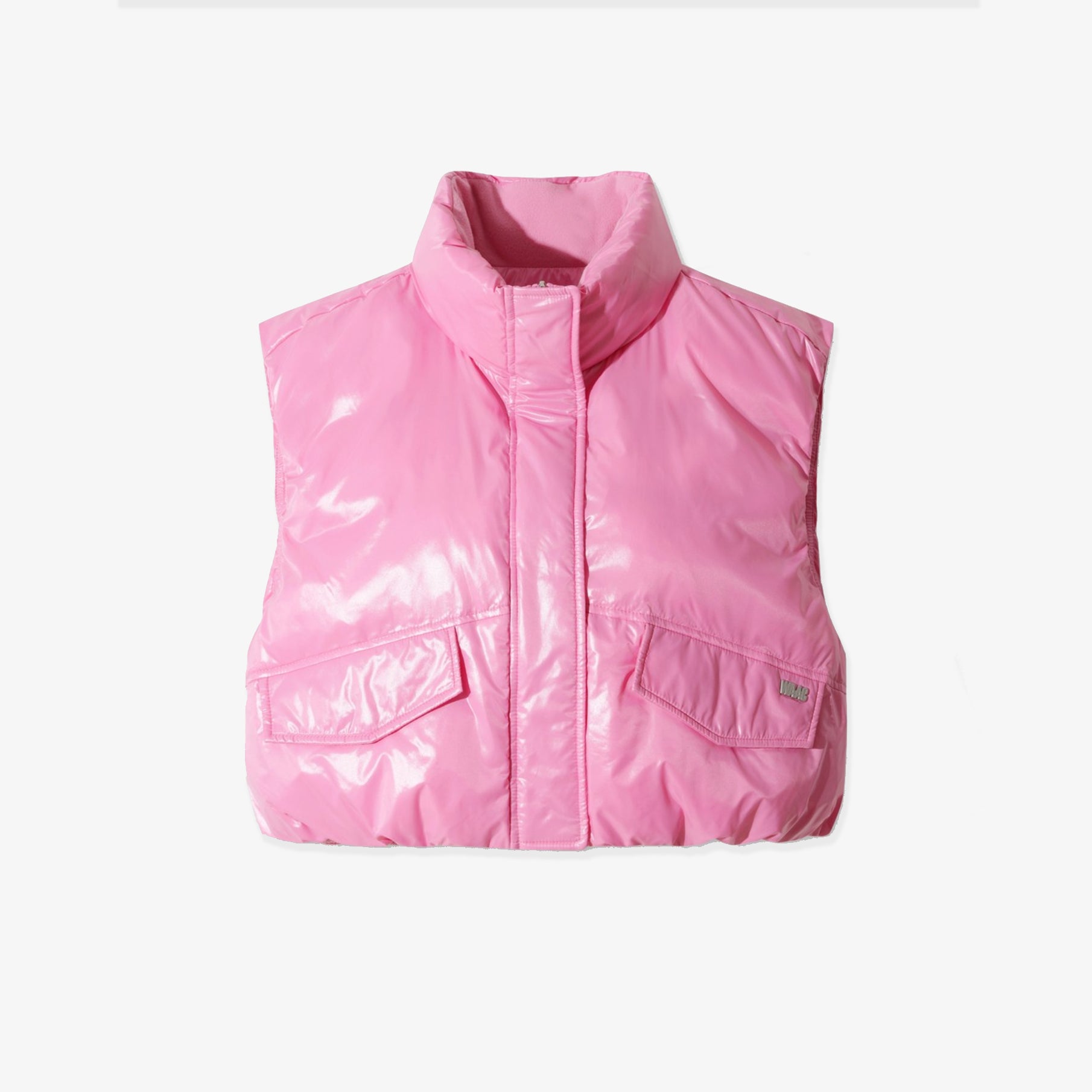 Women's Short Padded Vest - Pink - Erthe Golf
