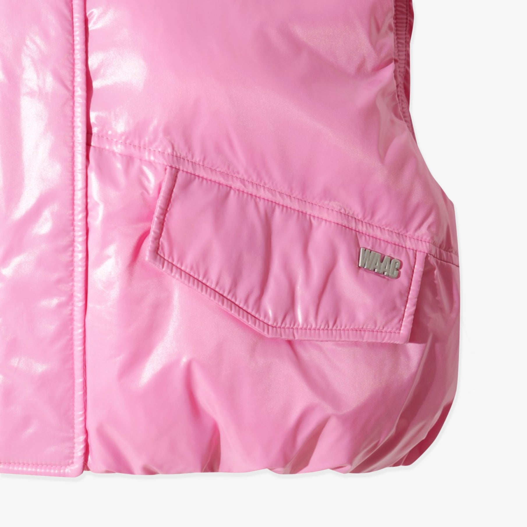 Women's Short Padded Vest - Pink - Erthe Golf