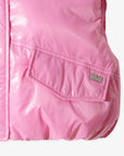 Women's Short Padded Vest - Pink - Erthe Golf