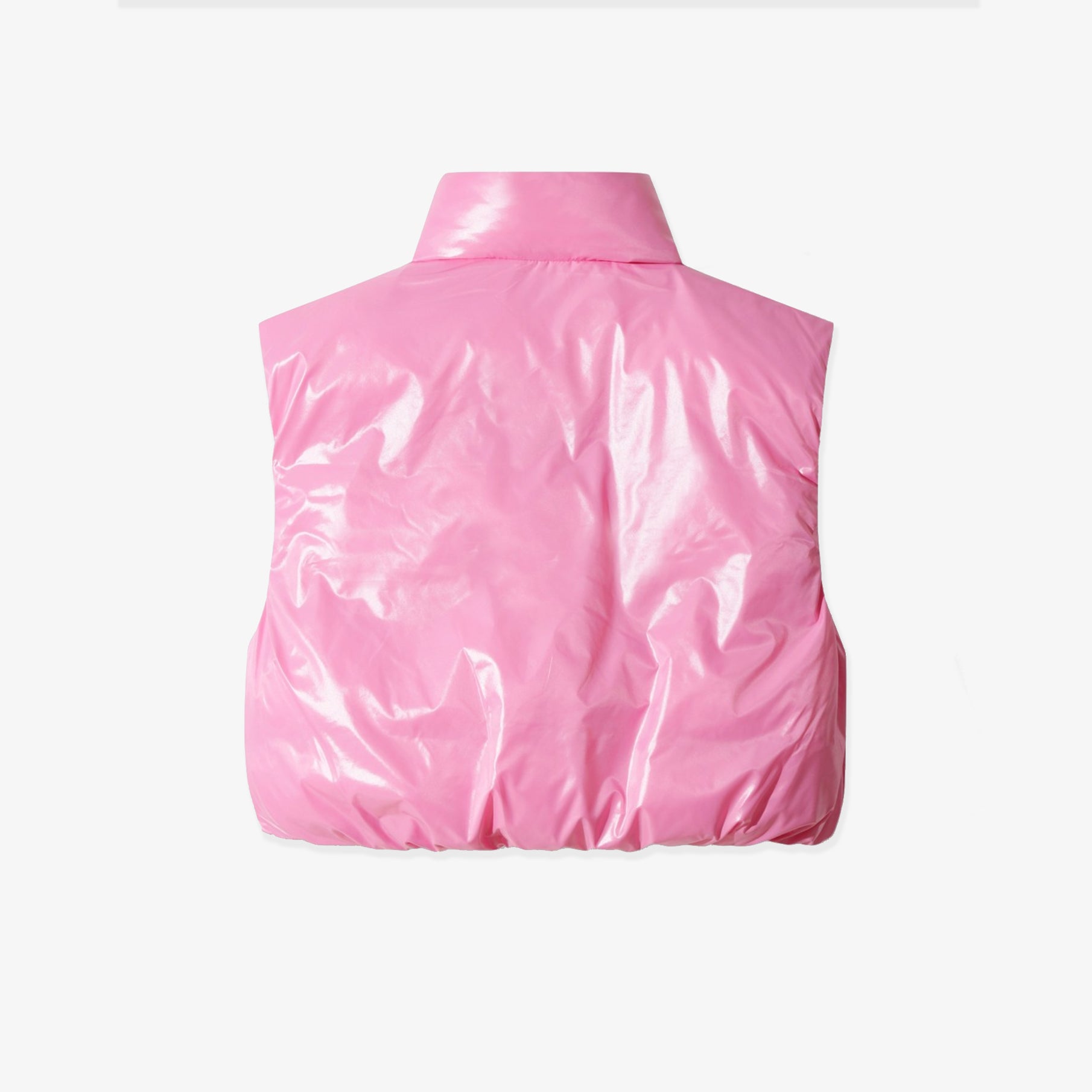Women&#39;s Short Padded Vest - Pink - Erthe Golf
