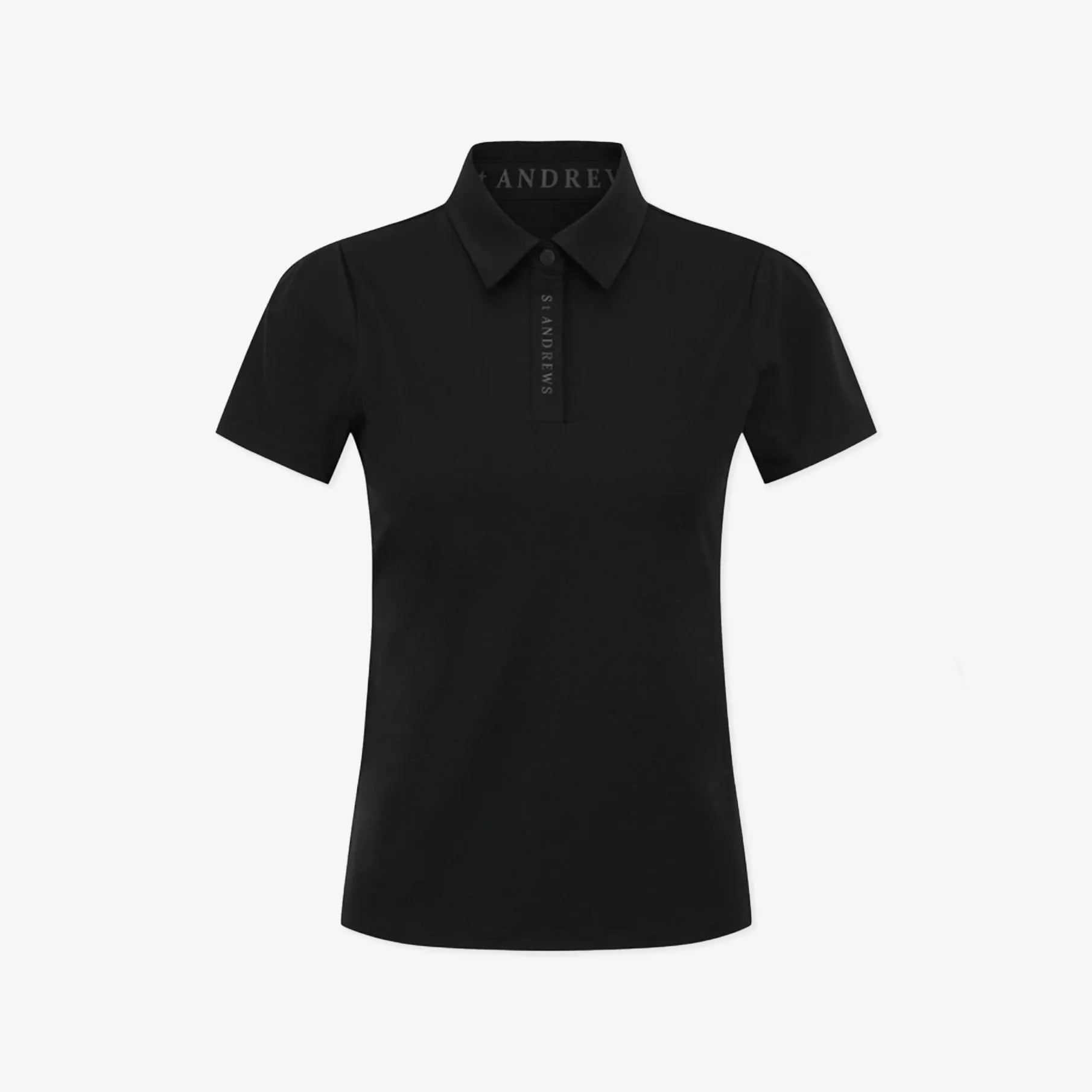 Women's Smocked Two - Piece Polo Set - Black - Erthe Golf