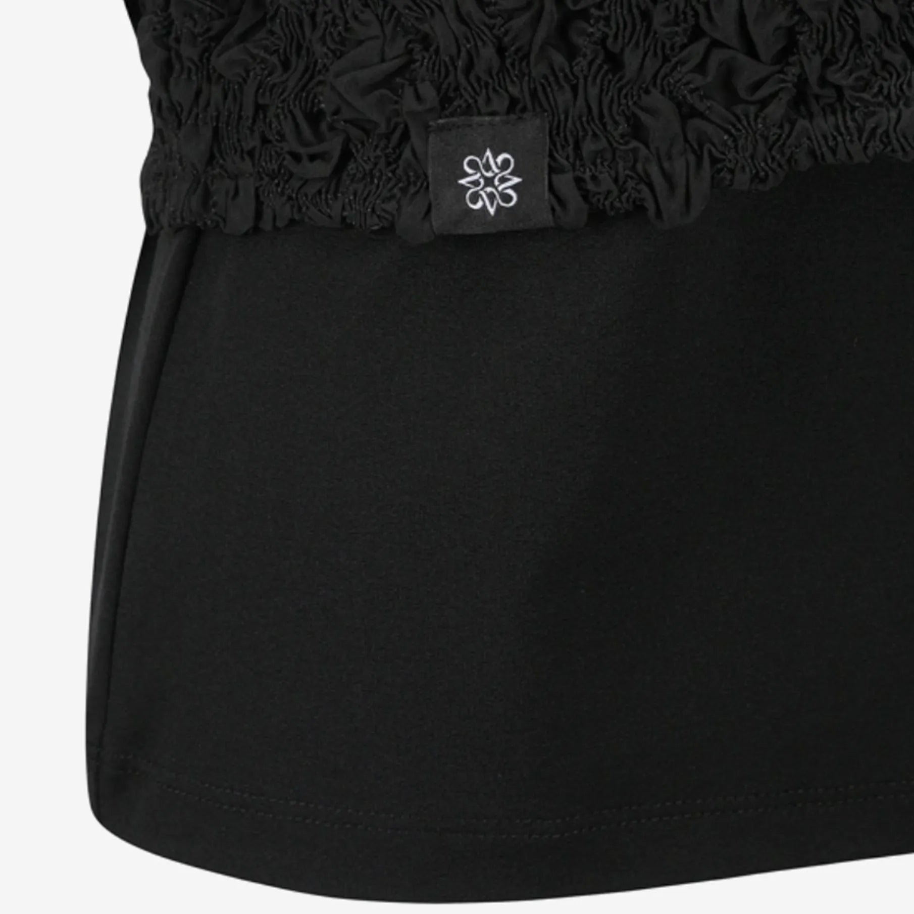 dress black top white bottom St. Andrews Women's Smocked Two-Piece Polo Set - Black