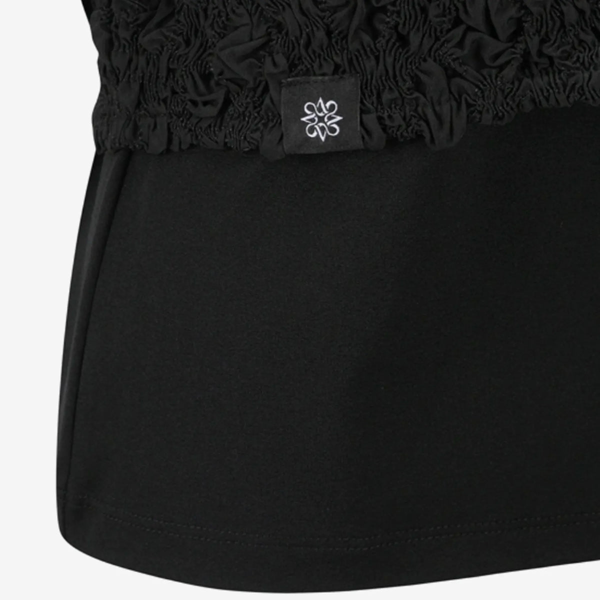 Women's Smocked Two - Piece Polo Set - Black - Erthe Golf