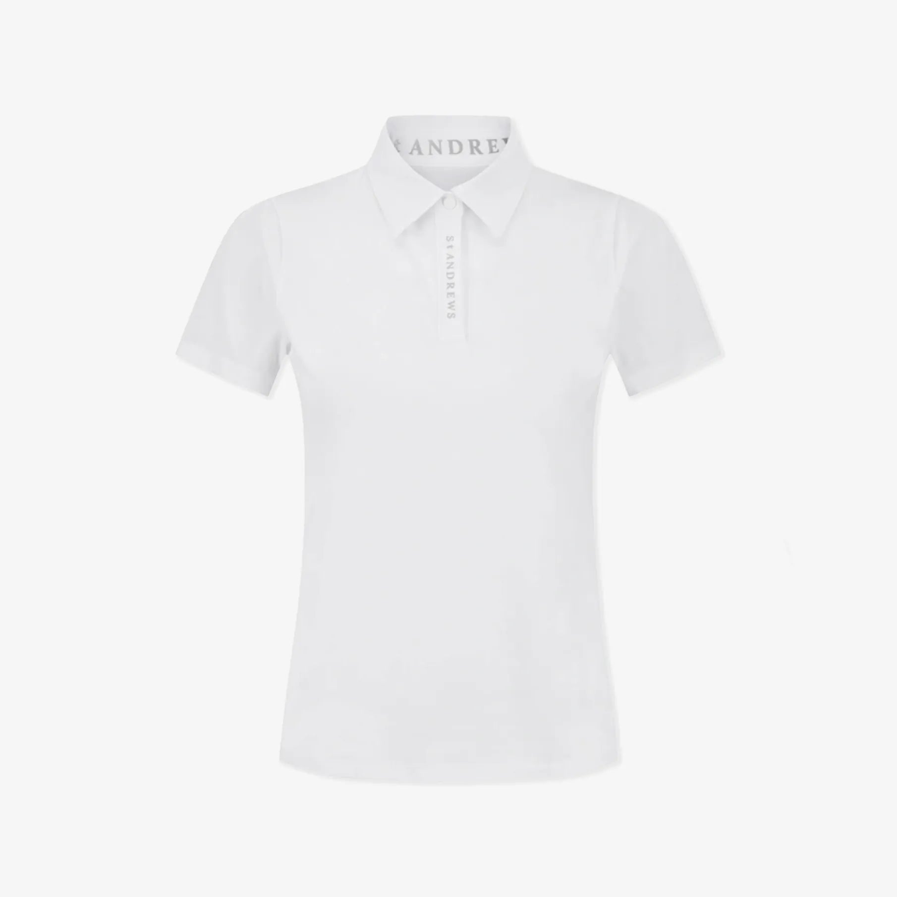 Women's Smocked Two - Piece Polo Set - White - Erthe Golf