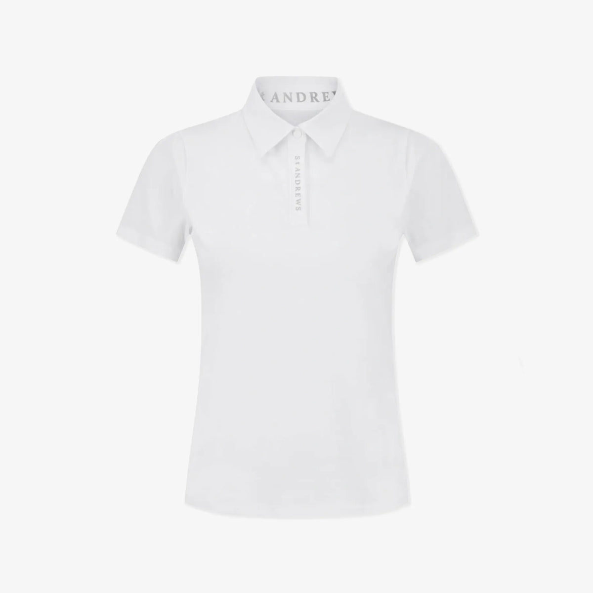 Women's Smocked Two - Piece Polo Set - White - Erthe Golf