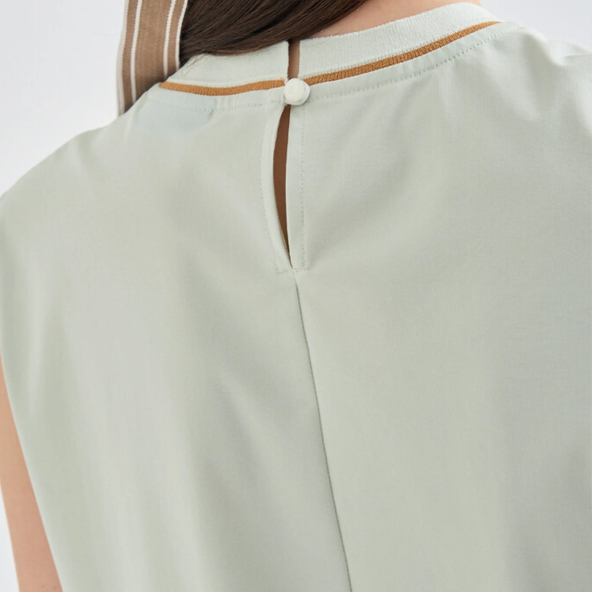 Women's Texture - Block Knit Top - Ice Mint - Erthe Golf