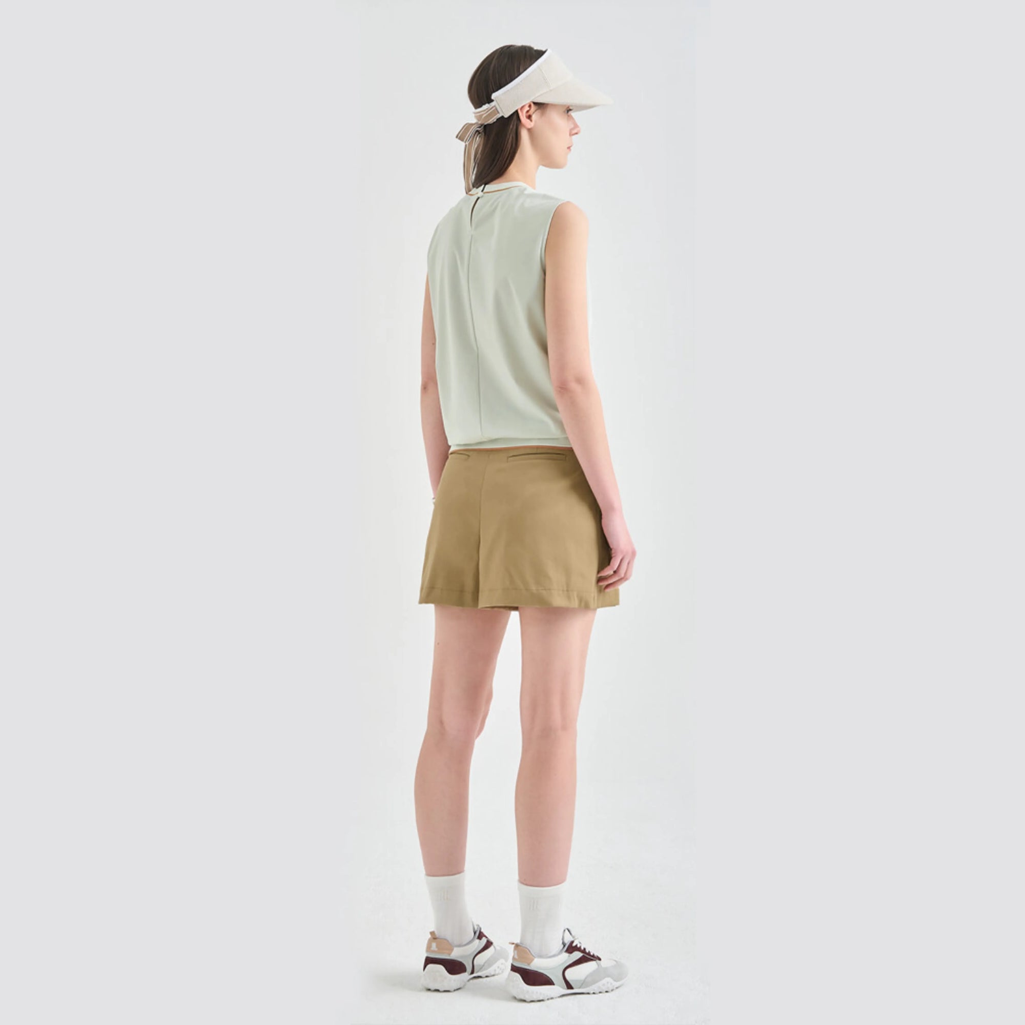 Women's Texture - Block Knit Top - Ice Mint - Erthe Golf