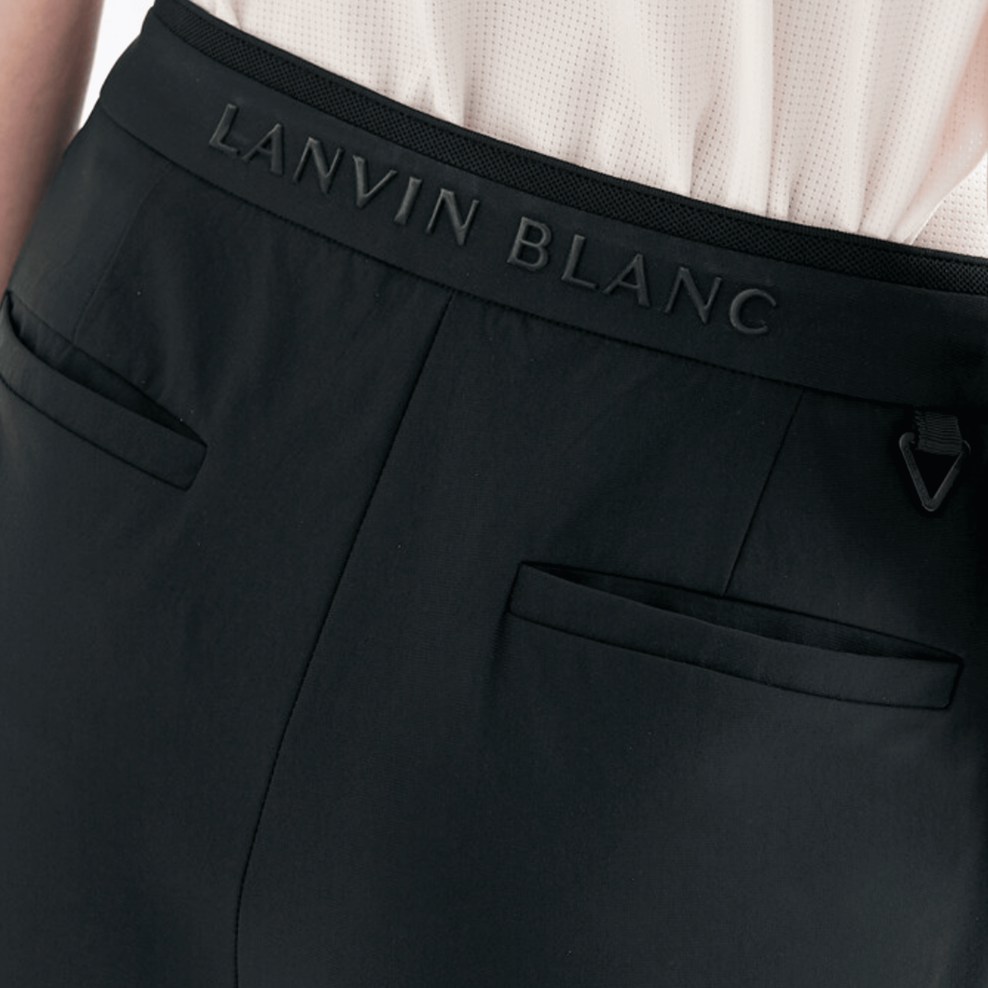 Women's Texture - Block Tapered Pants - Black - Erthe Golf